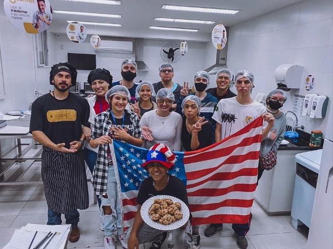Conversação na Cozinha do Instituto Gourmet