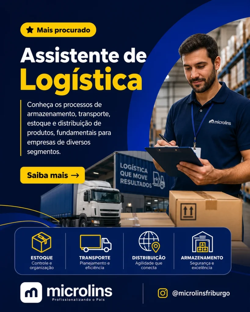 Curso de Assistente de Logística em Nova Friburgo — Microlins