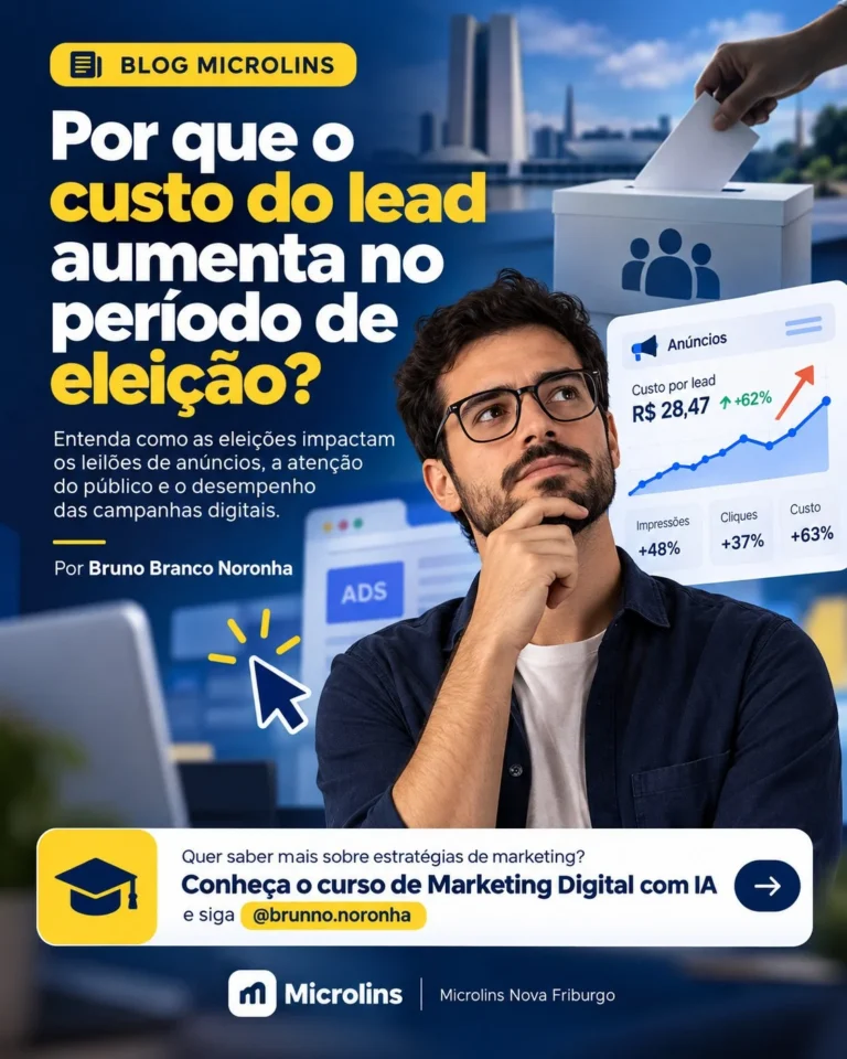 Capa do artigo: por que o custo do lead aumenta no período de eleição